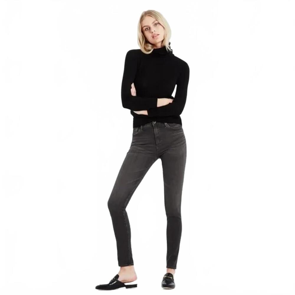 AG Adriano Goldschmied, The Farrah High Rise Skinny Grey Mist, Size 26